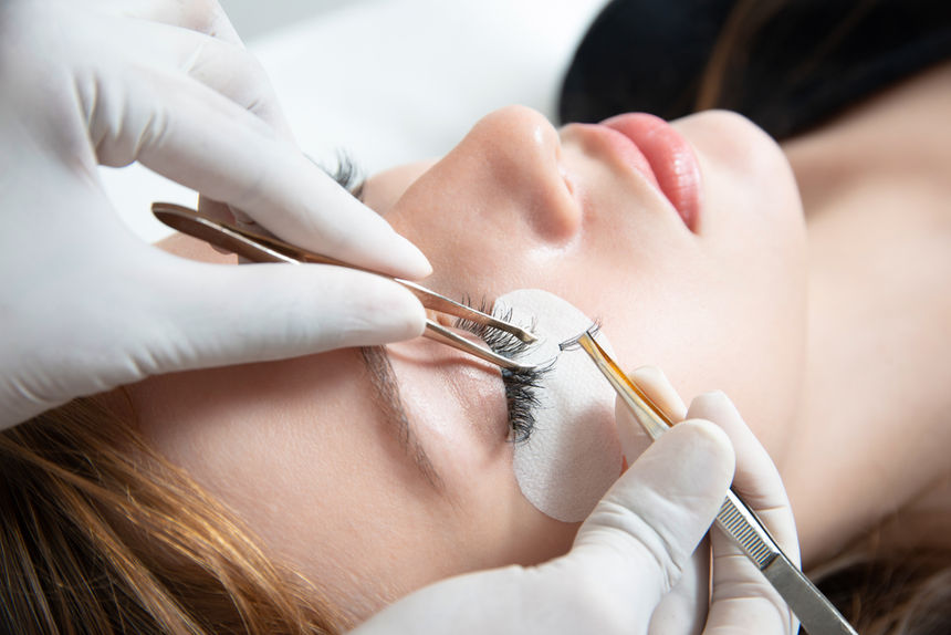 Professional lash treatment