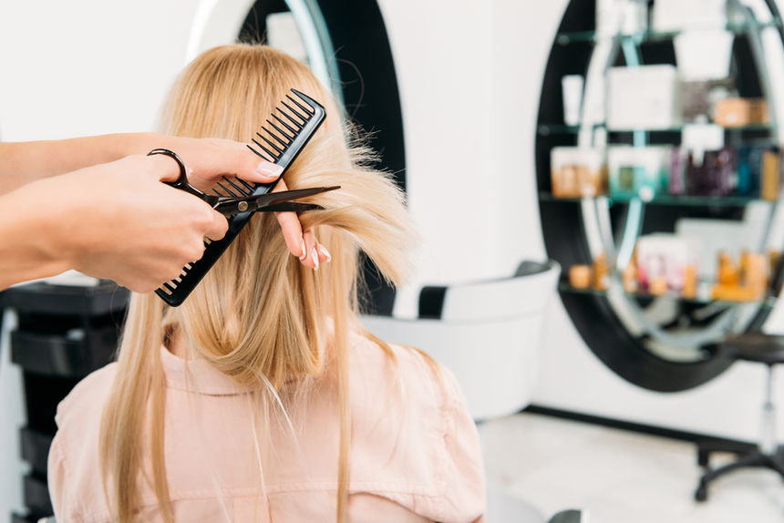 Professional hair cutting